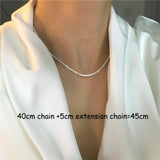 Sparkling Gypsophila Anklet 925 Sterling Silver Adjustable Fashion Fine Jewelry for Women