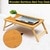 Wooden Bamboo Foldable Bed Tray - Cali Genre