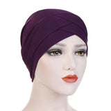Stretch Turban.  Wear under hats, scarves or style them just like this.