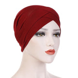 Stretch Turban.  Wear under hats, scarves or style them just like this.