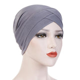 Stretch Turban.  Wear under hats, scarves or style them just like this.