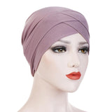 Stretch Turban.  Wear under hats, scarves or style them just like this.