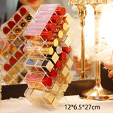 Transparent Lipstick Storage Grid