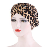 Solid cotton turban with beaded embellishments